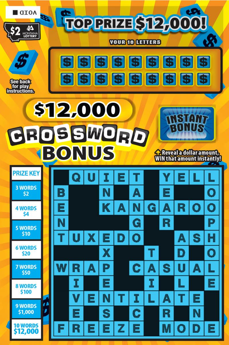$12,000 Crossword Bonus