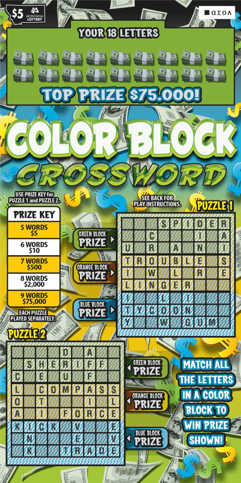 Color Block Crossword
